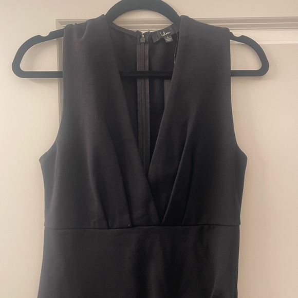 Lulu's Classic Black Mini cocktail Dress - Picture 2 of 8